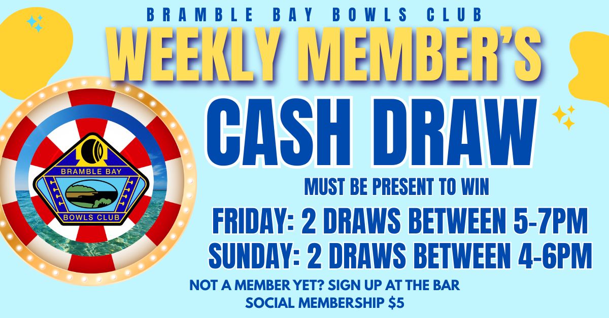 Weekly Members Draw